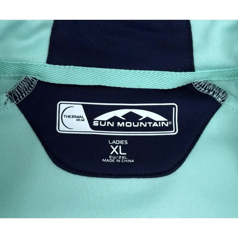 Sun Mountain‎ Thermal Wear Jacket Women's Size XL Full Zip Stretch Golf Athletic